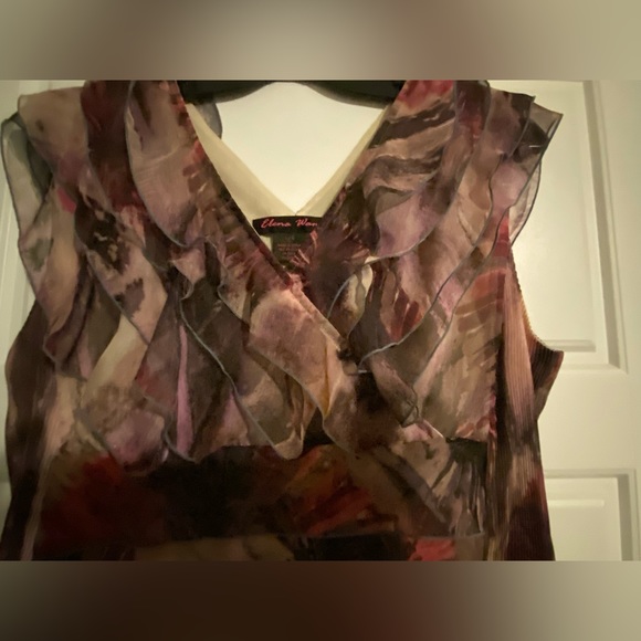 Elena Wang boho summer dress large - Picture 3 of 7